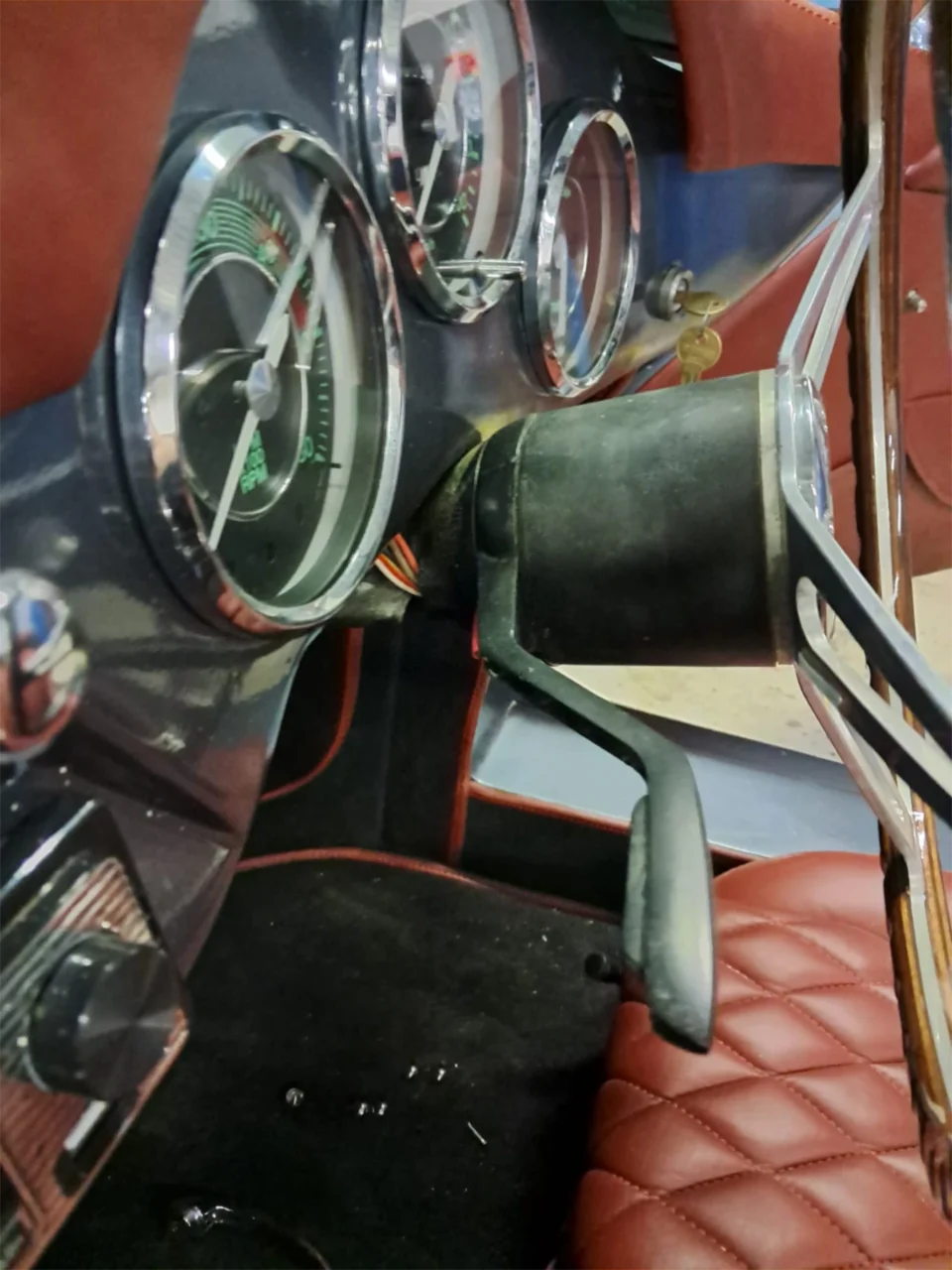 Reproduction Turn Signal Black for Porche 356